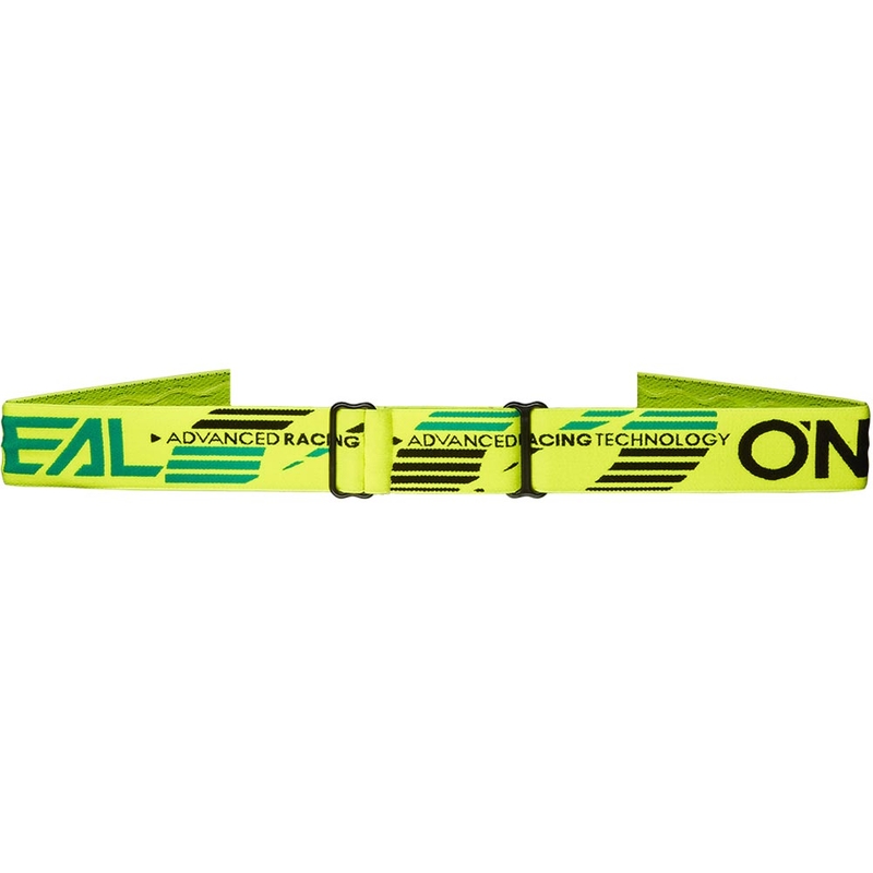 Dětské motokrosové brýle O'Neal B-10 Solid fluo žluté s čirým plexi