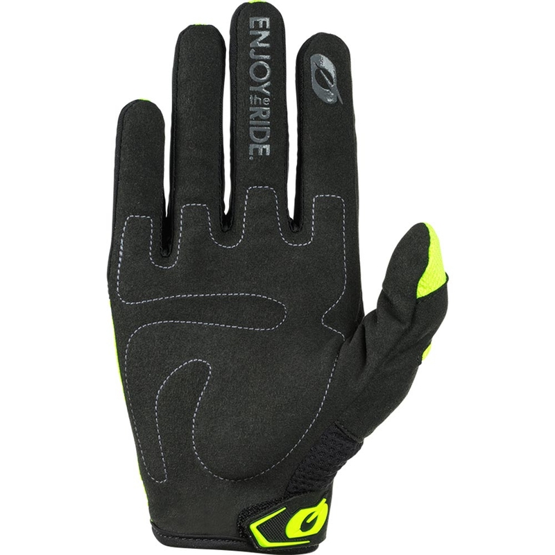 Dětské motokrosové rukavice O´Neal Element Racewear černo-fluo žluté