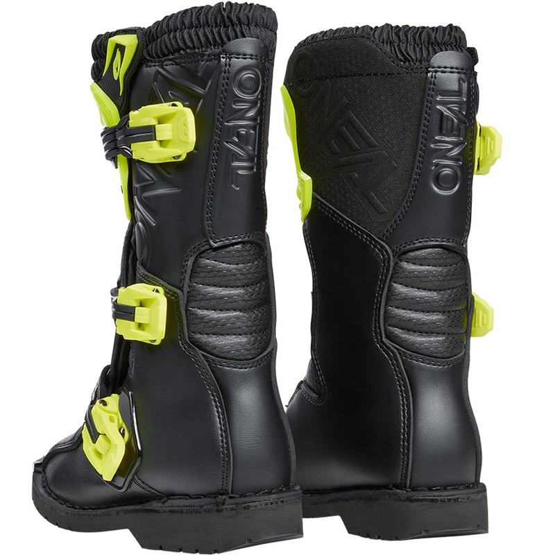 Dětské motokrosové boty O´Neal Rider PRO černo-fluo žluté