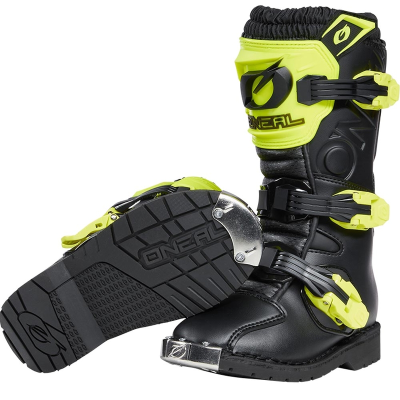 Dětské motokrosové boty O´Neal Rider PRO černo-fluo žluté
