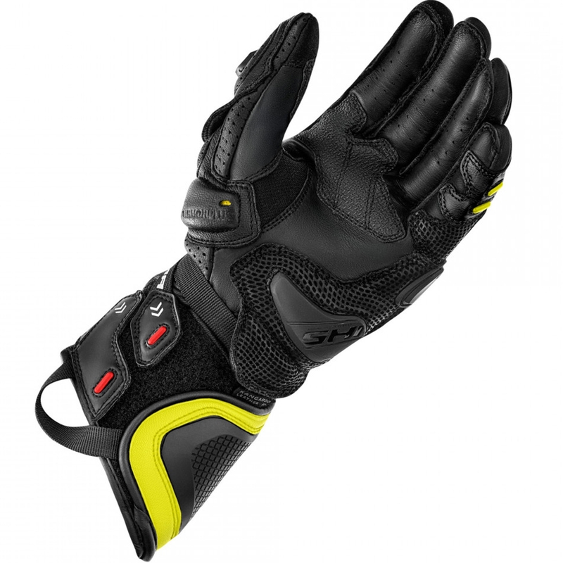 Rukavice na motorku Shima RS-3 fluo žluté