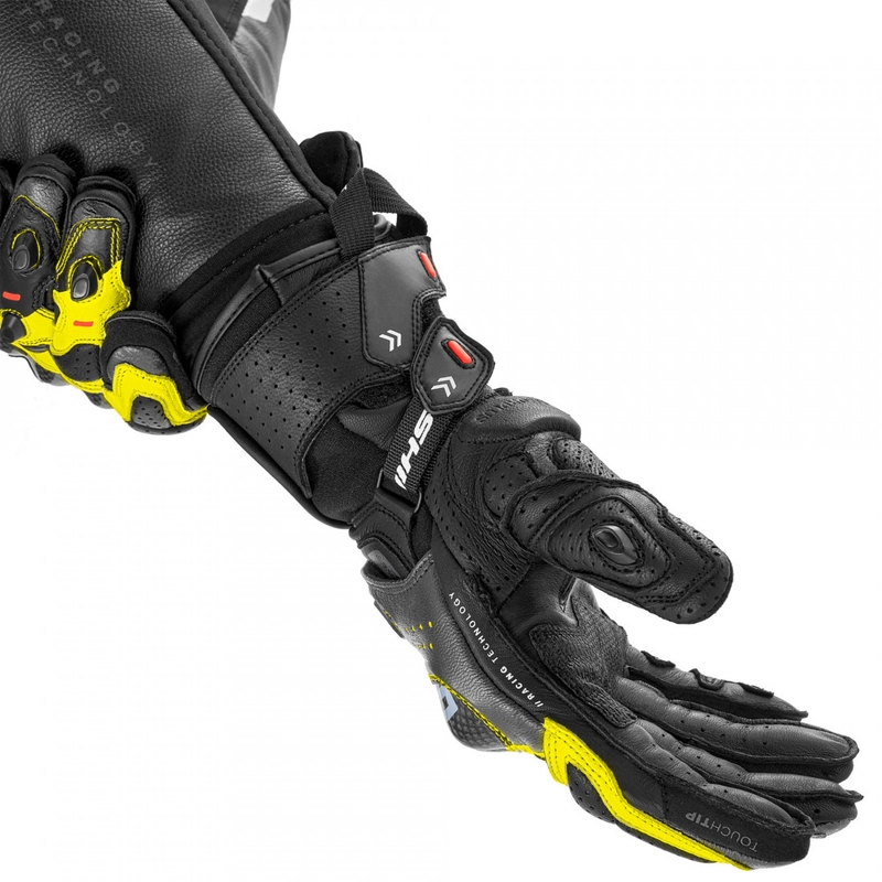 Rukavice na motorku Shima RS-3 fluo žluté