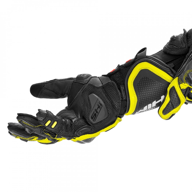 Rukavice na motorku Shima RS-3 fluo žluté