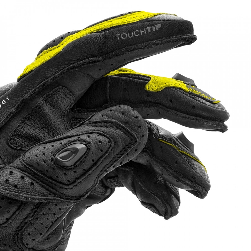 Rukavice na motorku Shima RS-3 fluo žluté