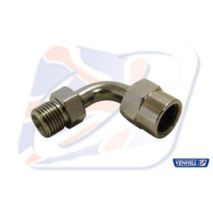 Otočný kloub Venhill POWERHOSEPLUS E690 90 deg 1/8 TH BSP chrom