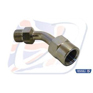 Otočný kloub Venhill POWERHOSEPLUS E645 45 deg 1/8TH BSP chrom