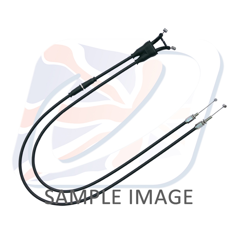 Lanka plynu (pár) Venhill featherlight černý pro TRIUMPH Bonneville T100 865 2008-2016