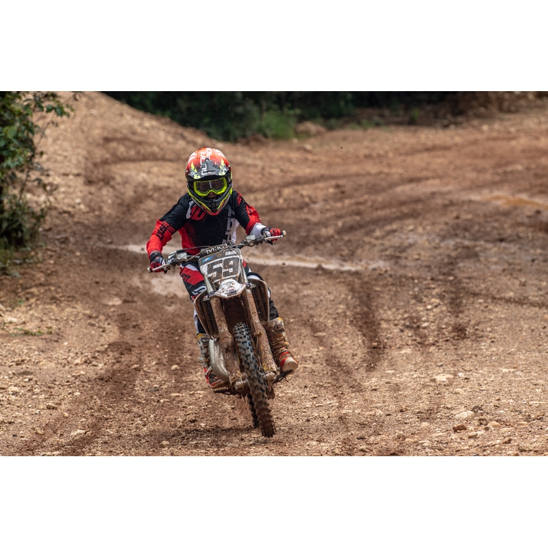 Dětské motokrosové kalhoty Shot DEVO Ultimate černo-červené