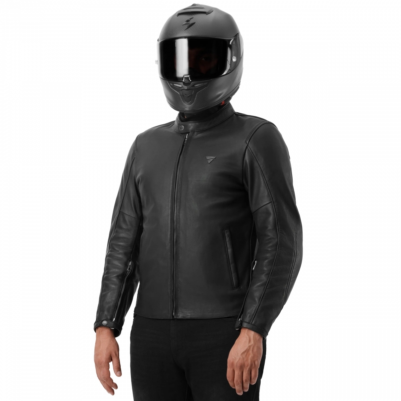 Kožená bunda na motorku Shima Hunter 3.0 černá