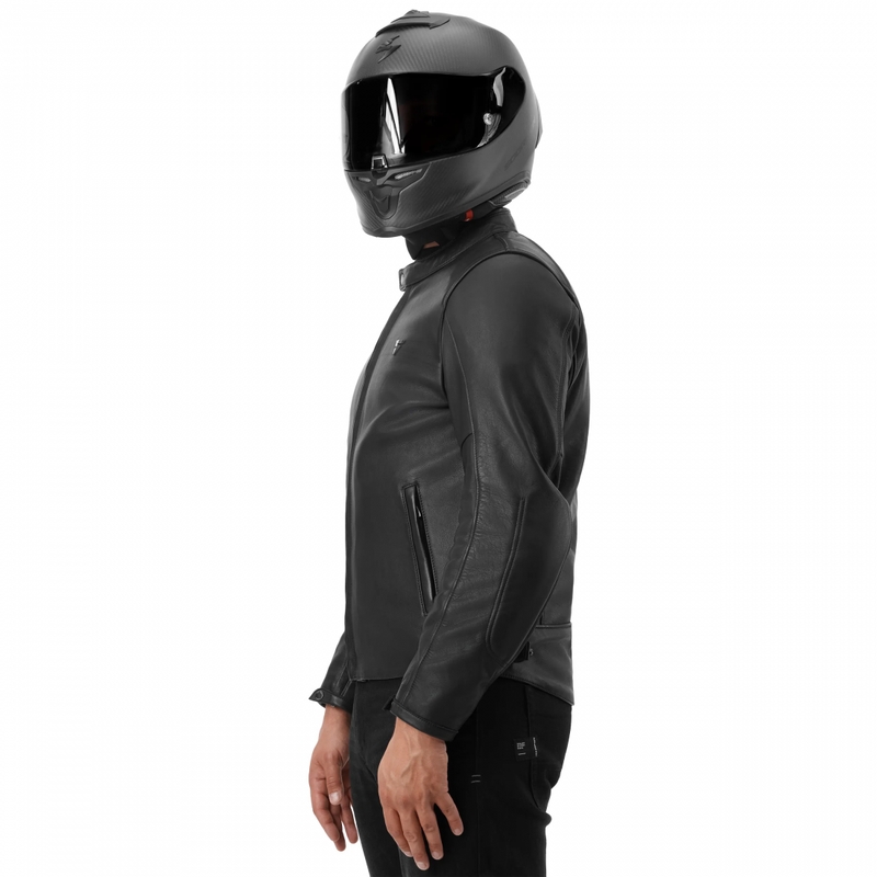 Kožená bunda na motorku Shima Hunter 3.0 černá