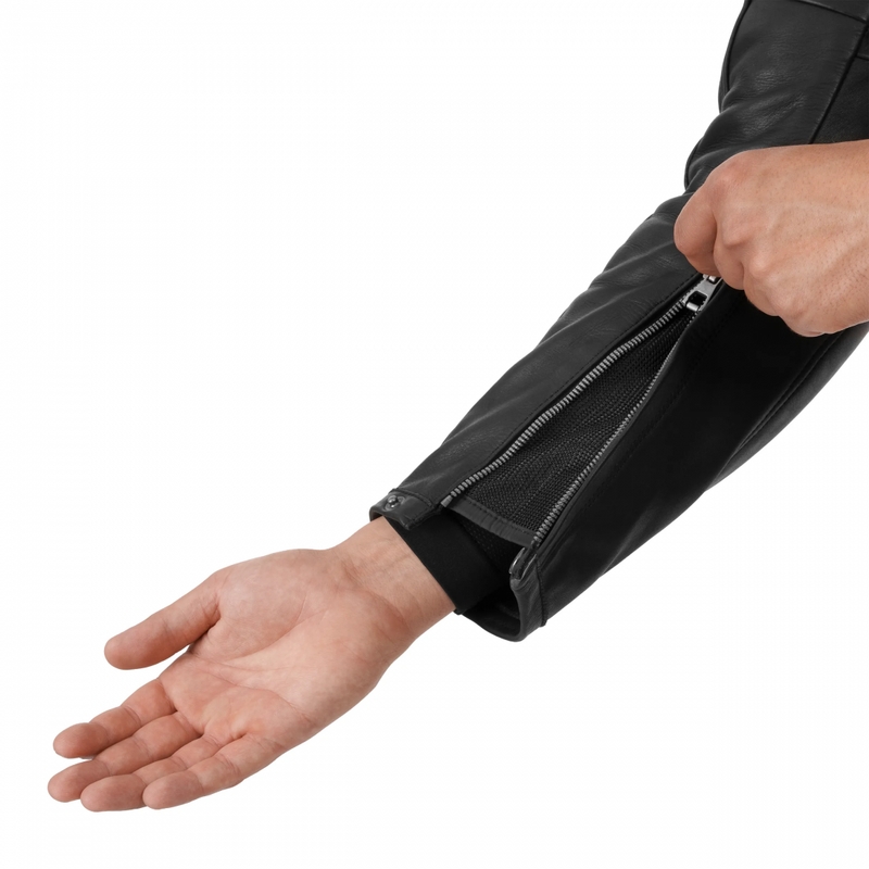 Kožená bunda na motorku Shima Hunter 3.0 černá