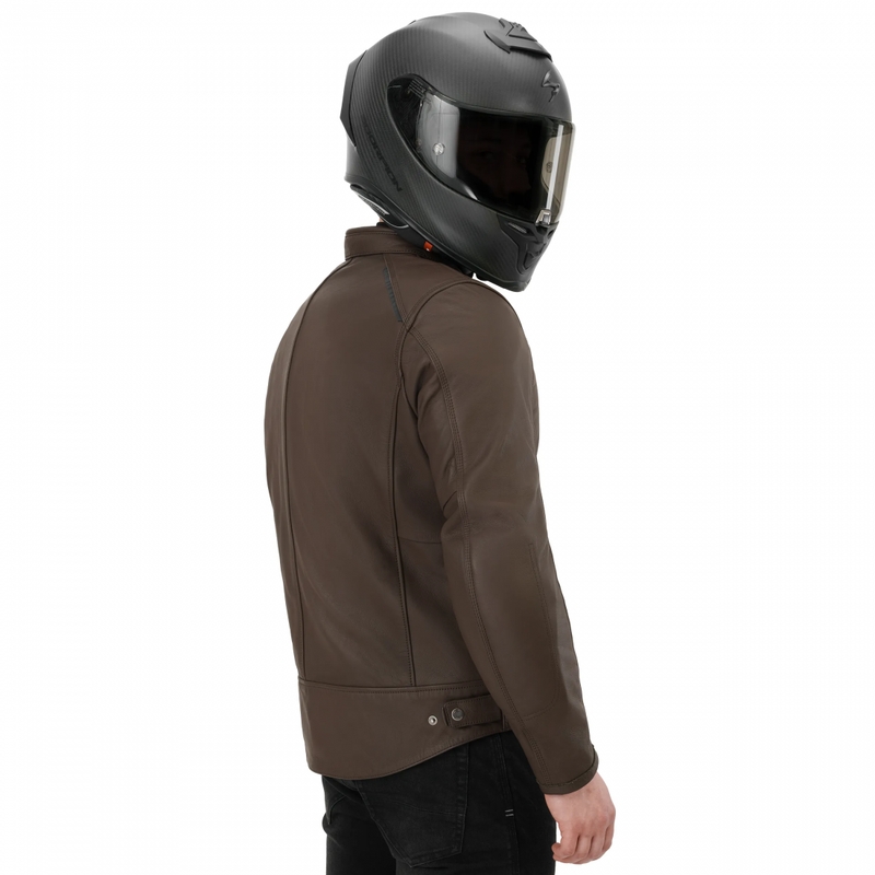 Kožená bunda na motorku Shima Hunter 3.0 hnědá