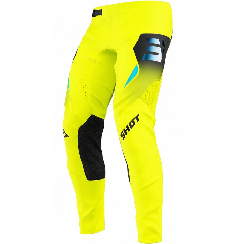 Motokrosové kalhoty Shot Aerolite Phase fluo žluté