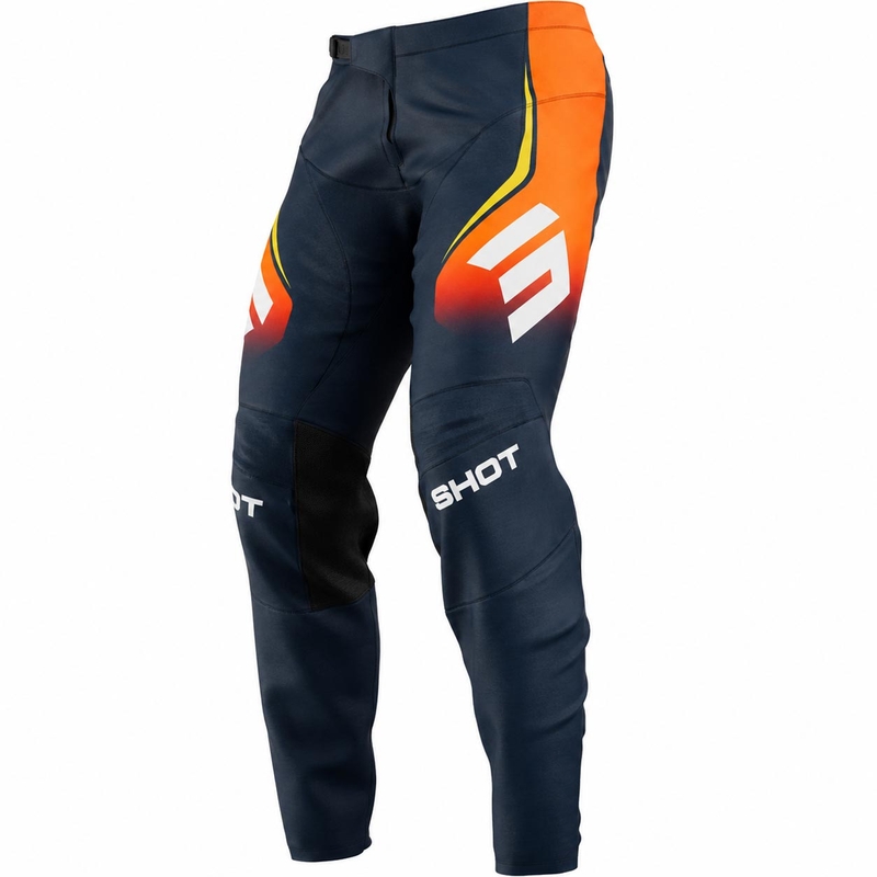 Motokrosové kalhoty Shot Devo Future modro-oranžové