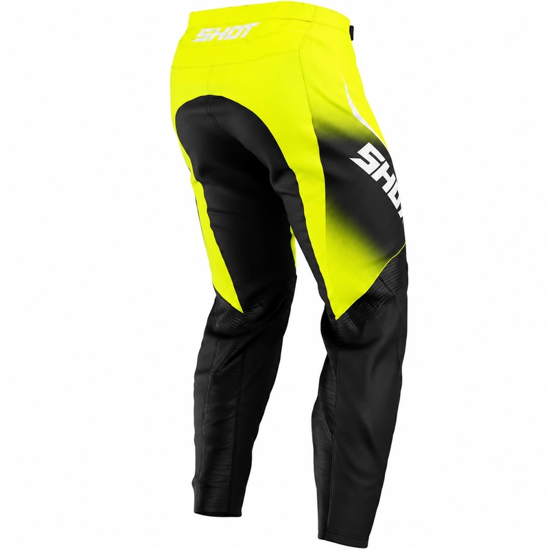 Motokrosové kalhoty Shot Draw Clash fluo žluté