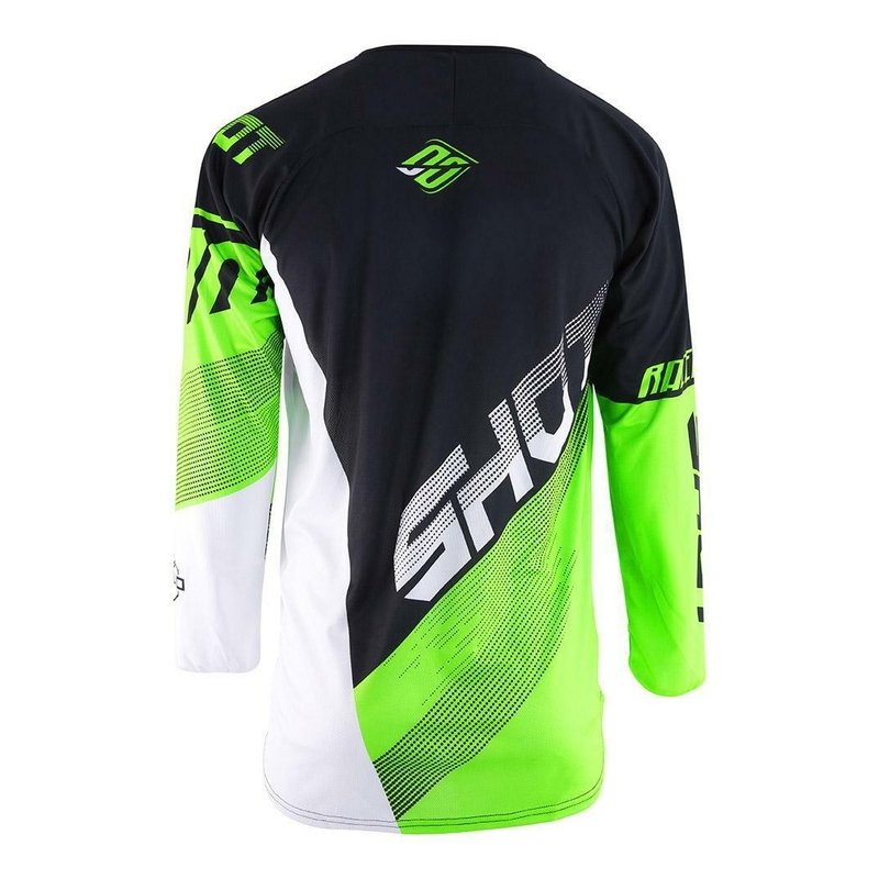 Komplet (dres + kalhoty) Shot DEVO Ultimate černo-fluo zelený