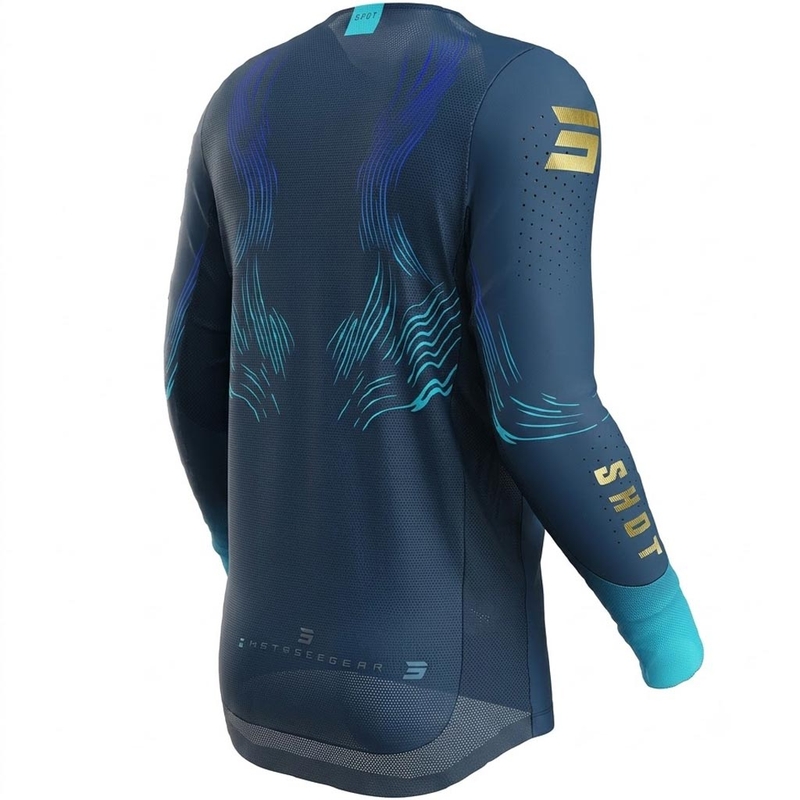 Motokrosový dres Shot Aerolite Volt modrý