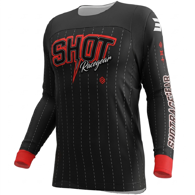 Motokrosový dres Shot Contact Dawg černý