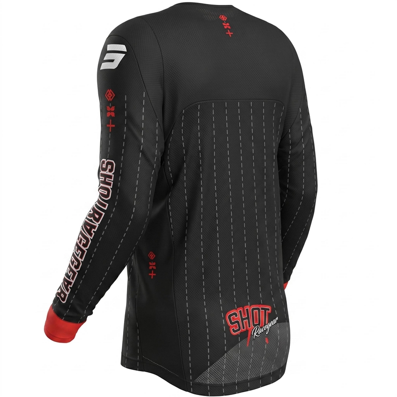 Motokrosový dres Shot Contact Dawg černý