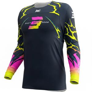 Motokrosový dres Shot Contact Rac modrý