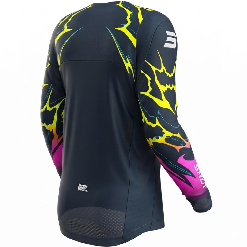 Motokrosový dres Shot Contact Rac modrý