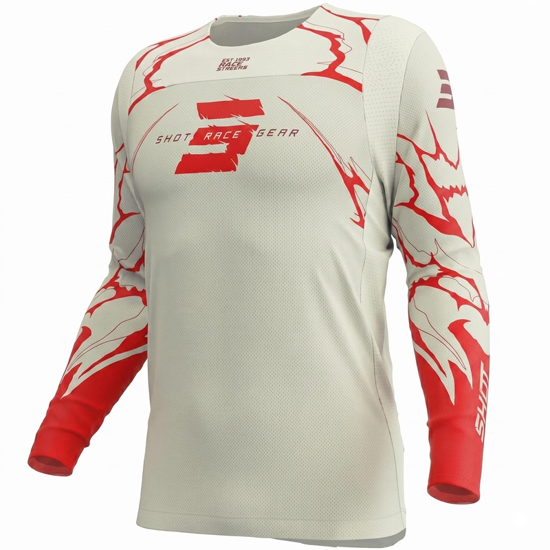 Motokrosový dres Shot Contact Rac pískový