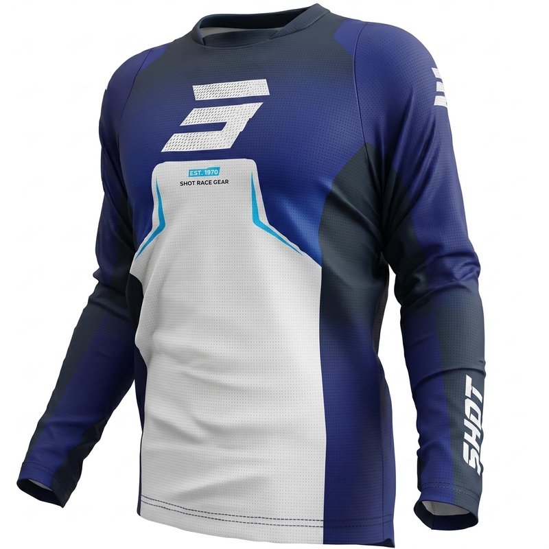 Motokrosový dres Shot Devo Future modrý