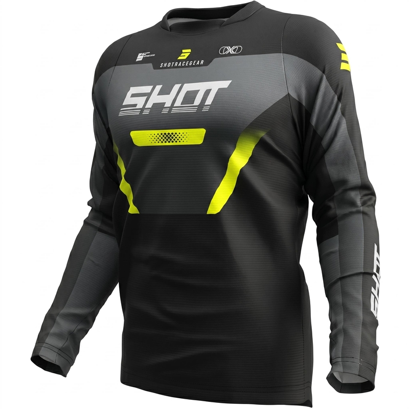 Motokrosový dres Shot Devo Struck šedý