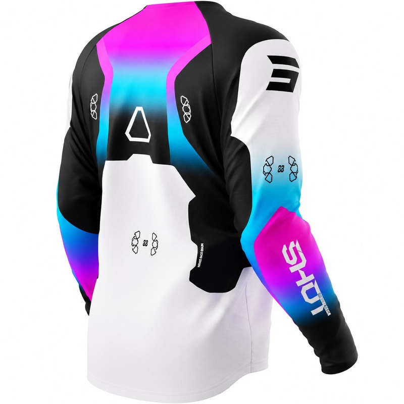 Dětský motokrosový dres Shot Draw Rocket růžový