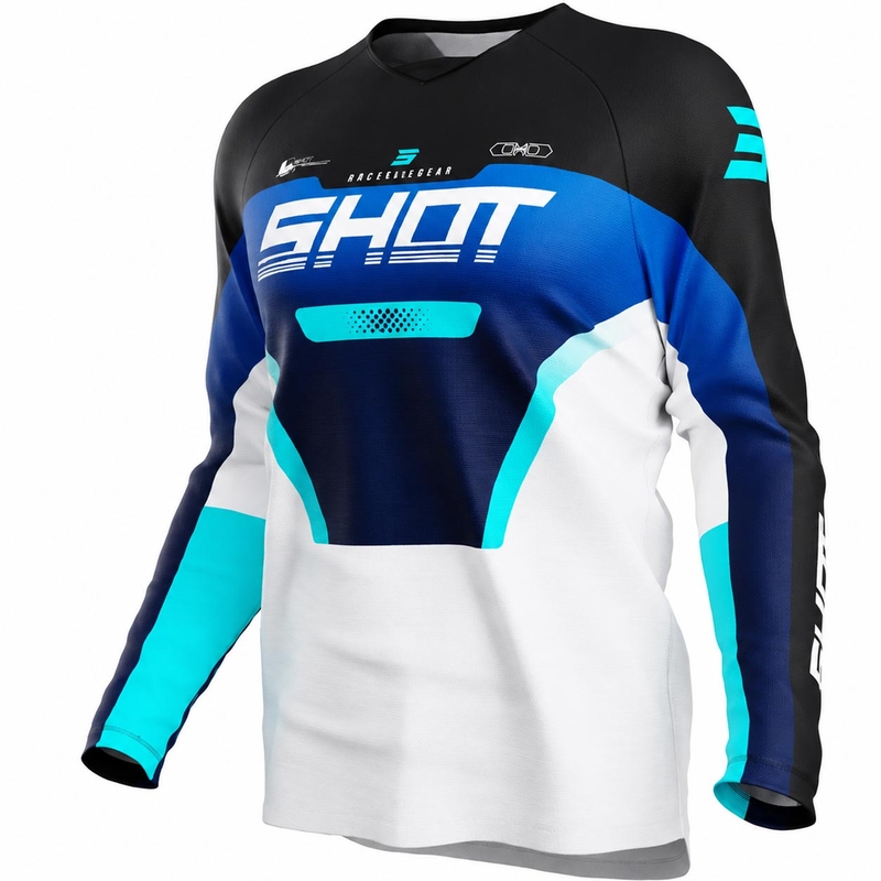 Dětský motokrosový dres Shot Draw Struck modrý