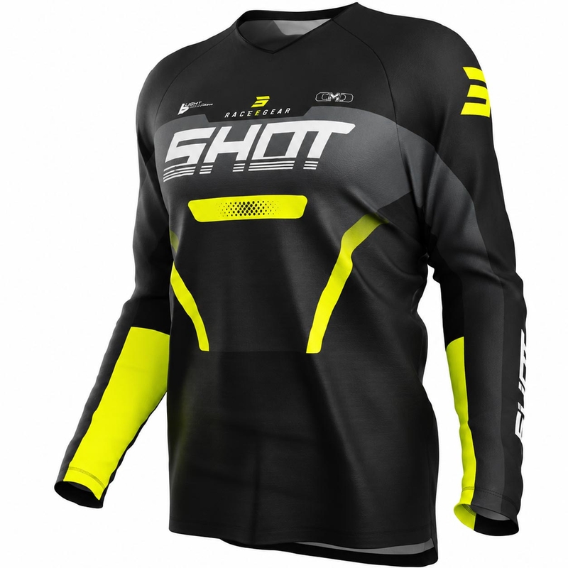 Dětský motokrosový dres Shot Draw Struck šedý