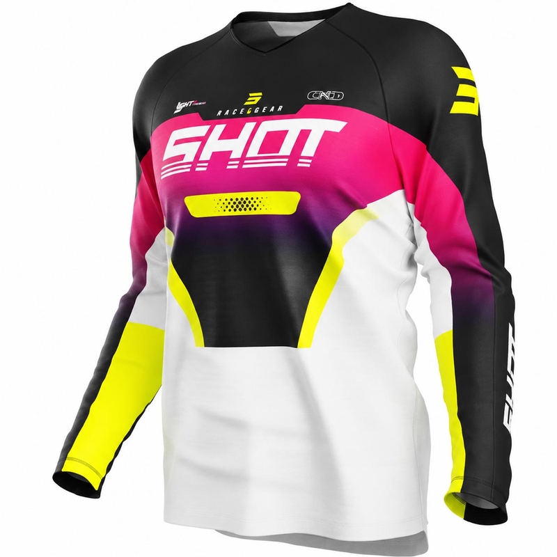 Dětský motokrosový dres Shot Draw Struck růžový
