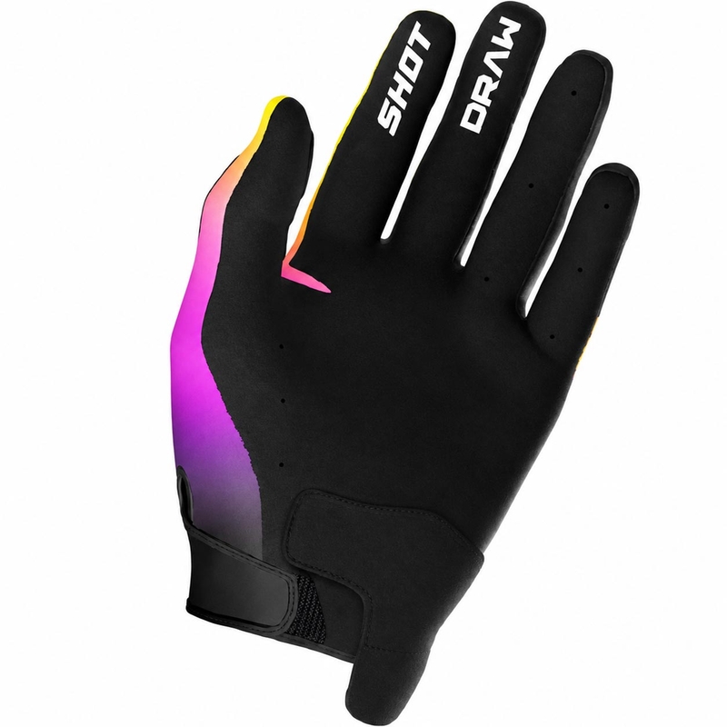 Motokrosové rukavice Shot Draw Shade růžovo-fluo žluté