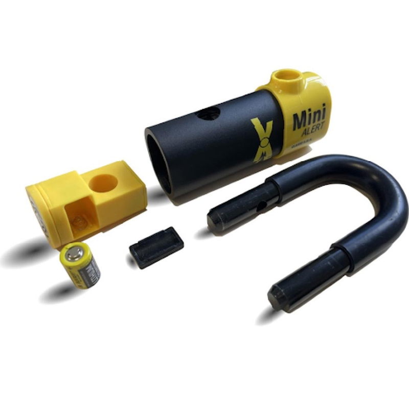 Zámek na brzdový kotouč Auvray XTREM Mini Alert s alarmem černý