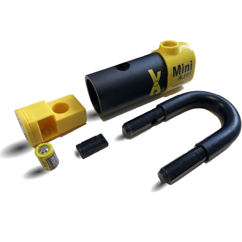 Řetězový zámek na motorku Auvray XTREM Chain se zámkem XTREM Mini Alert U černý