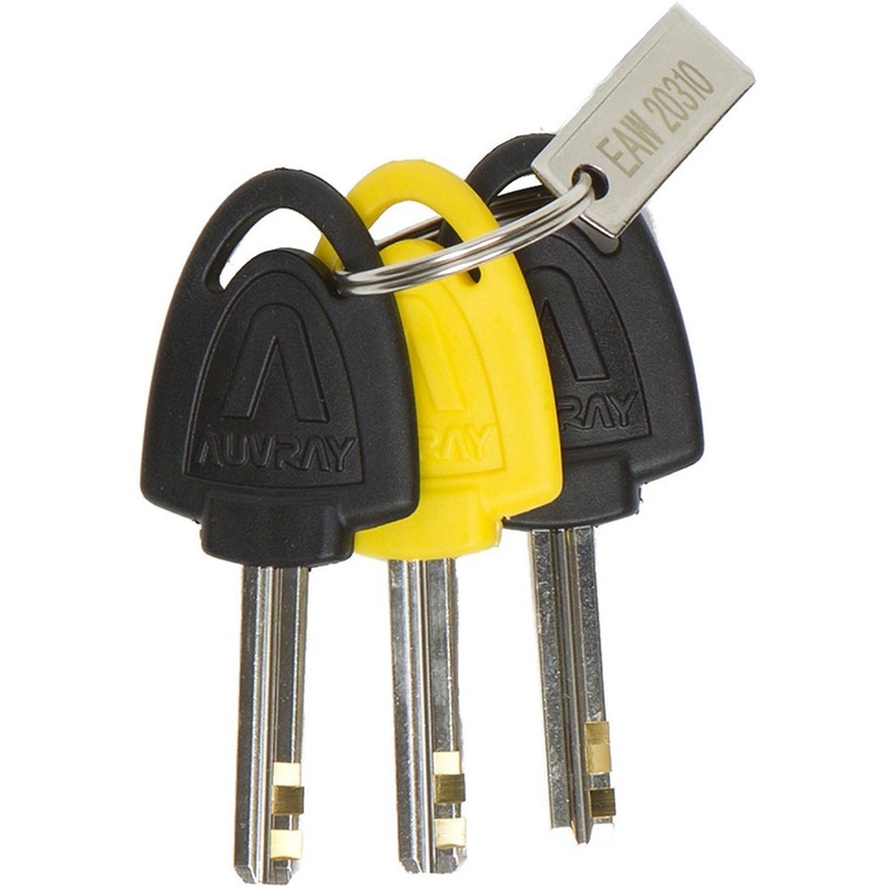 Zámek na brzdový kotouč Auvray B-Lock 06 s alarmem 120 dB žlutý