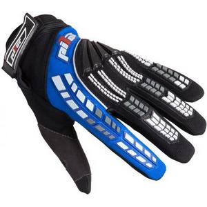 MX rukavice na motorku Pilot černo/modré