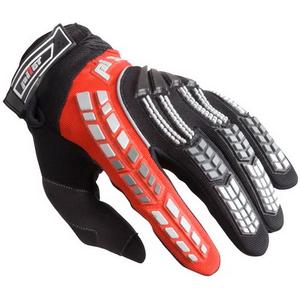 MX rukavice na motorku Pilot černo/červené