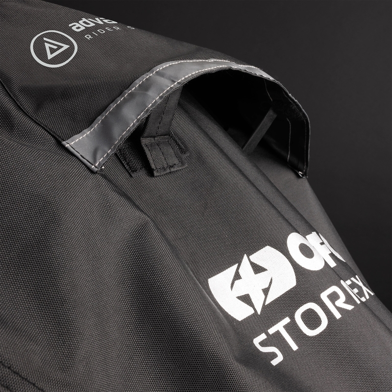 Plachta na motorku Oxford Stormex Pro (s prostorem pro kufr) černá