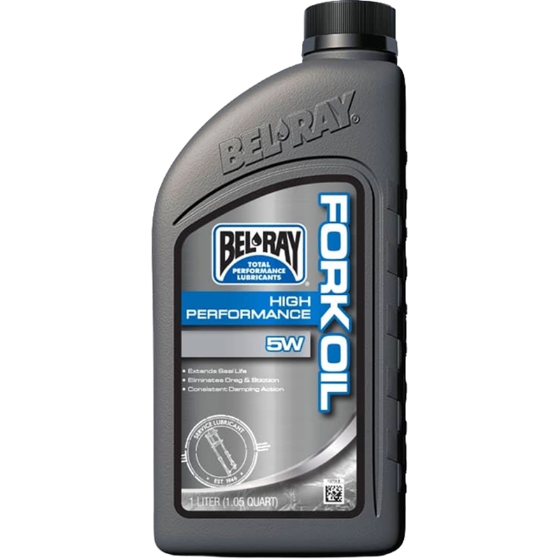 Tlumičový olej Bel-Ray HIGH PERFORMANCE FORK OIL 5W 1l