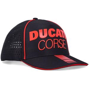Kšiltovka Ducati Laser Performance Midvisor Cap černo-červená