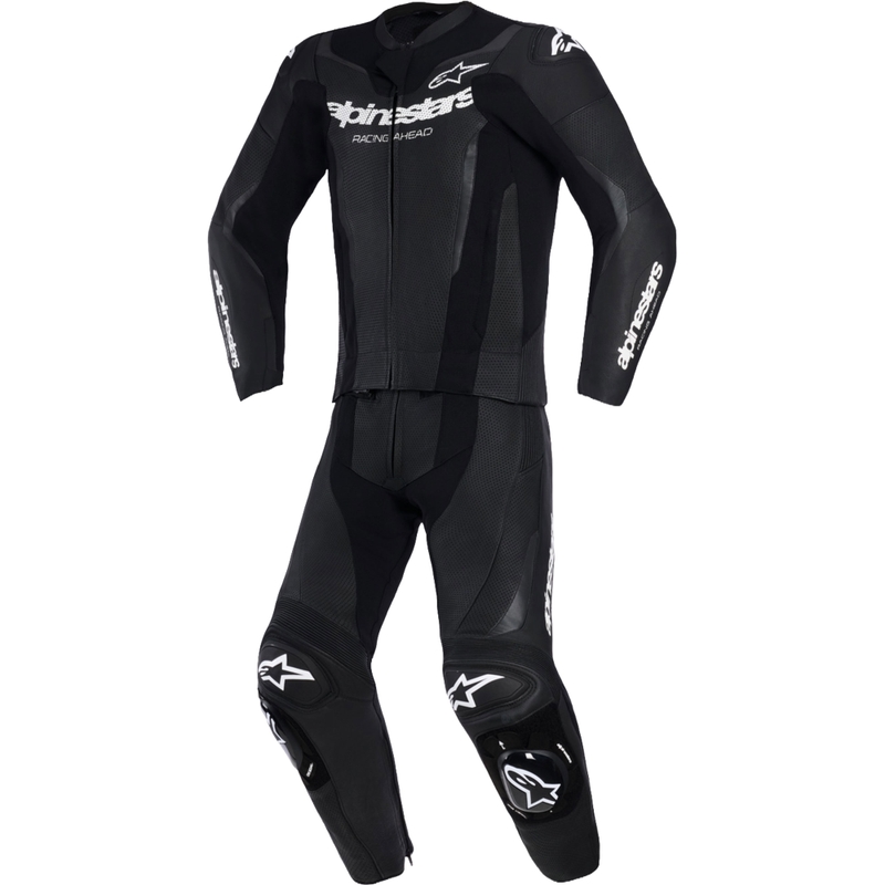 Dvoudílná kožená kombinéza Alpinestars GP Force V2 černo-bílá