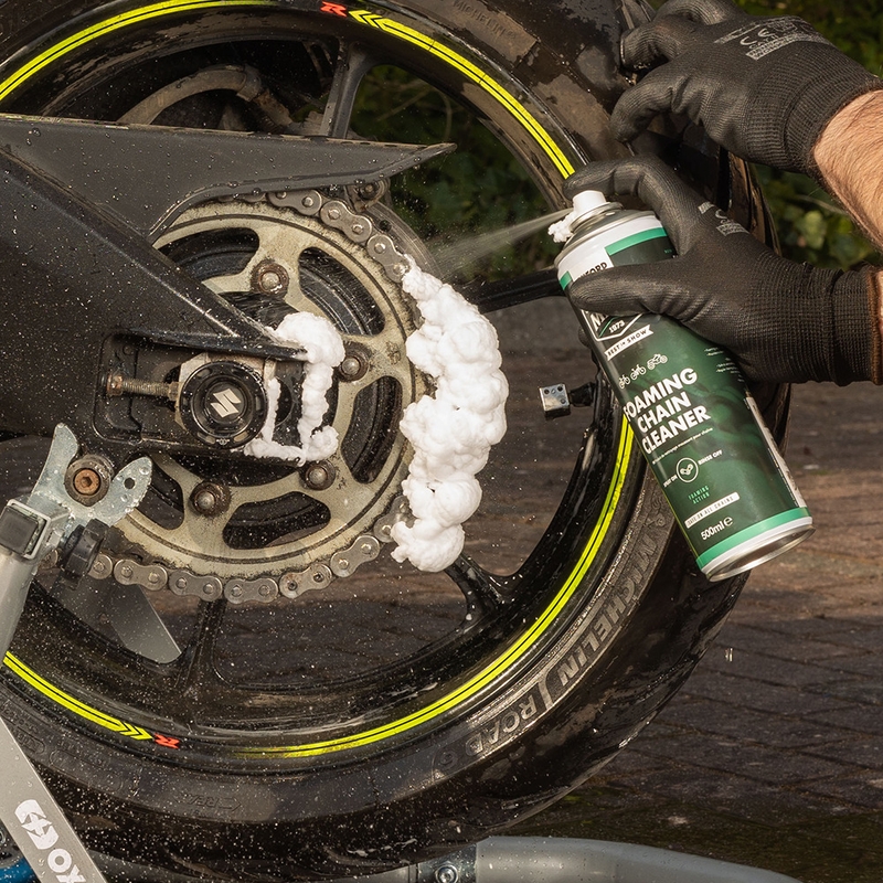 Pěnový čistič řetězů moto/cyklo MINT 500 ml