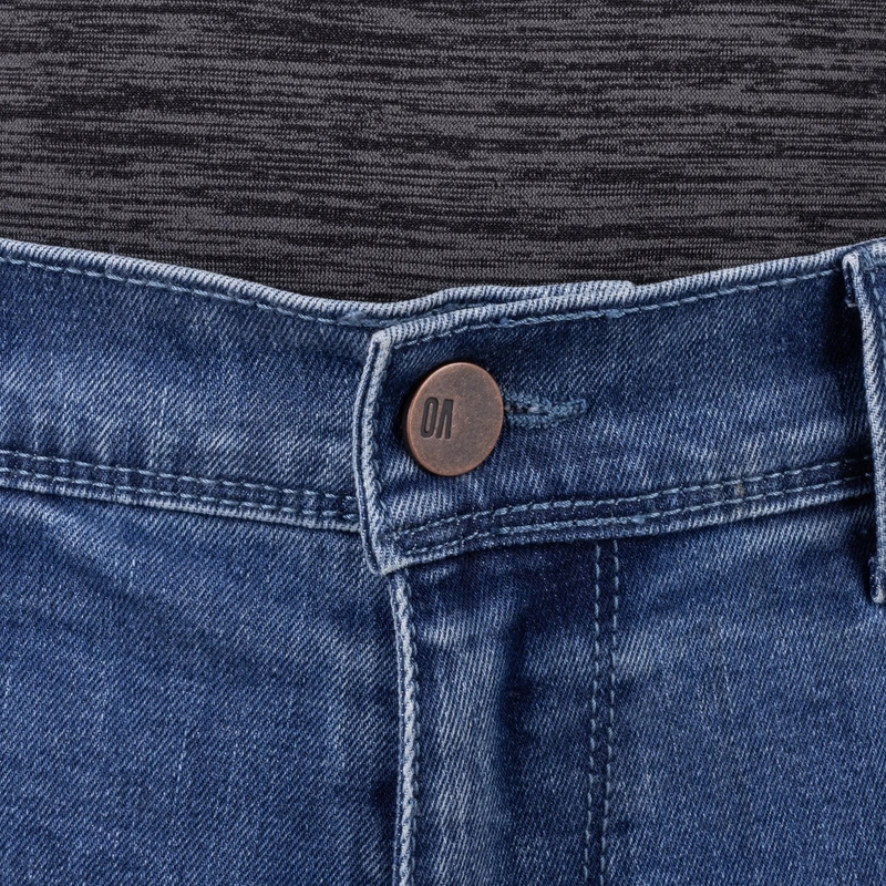 Džíny na motorku Oxford Original Approved Tailor AA  světle modré