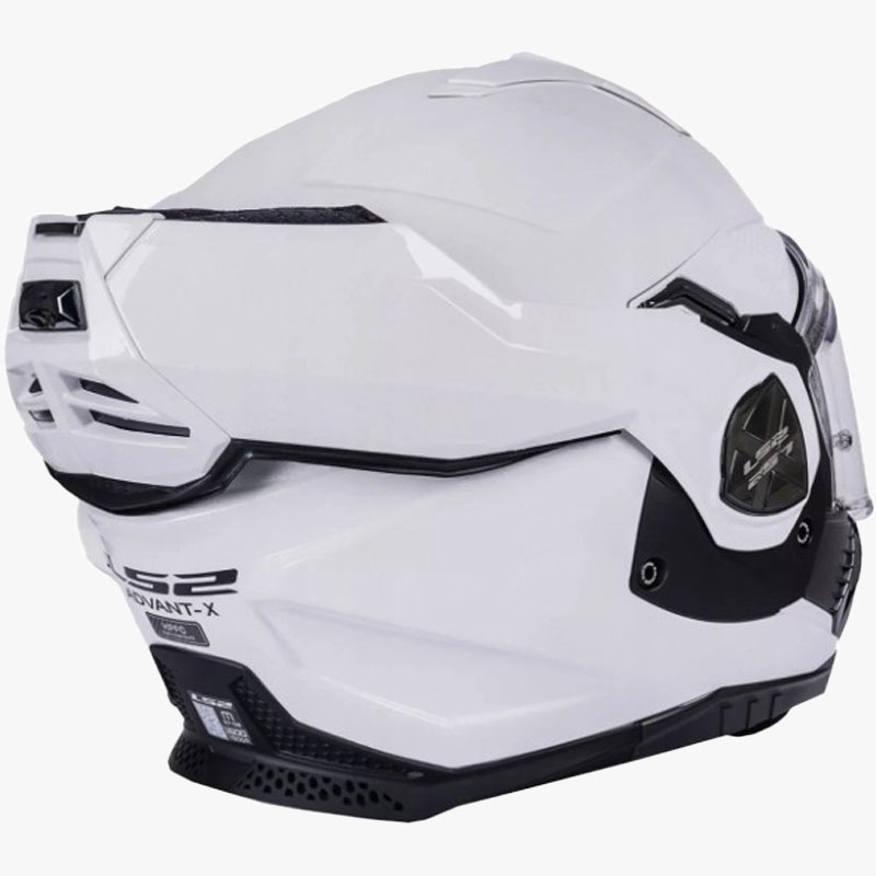 Překlápěcí přilba na motorku LS2 FF901 Advant X Solid bílá