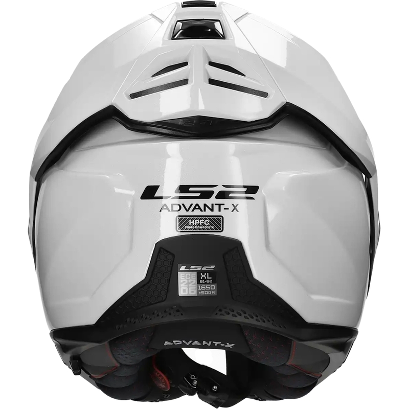 Překlápěcí přilba na motorku LS2 FF901 Advant X Solid bílá