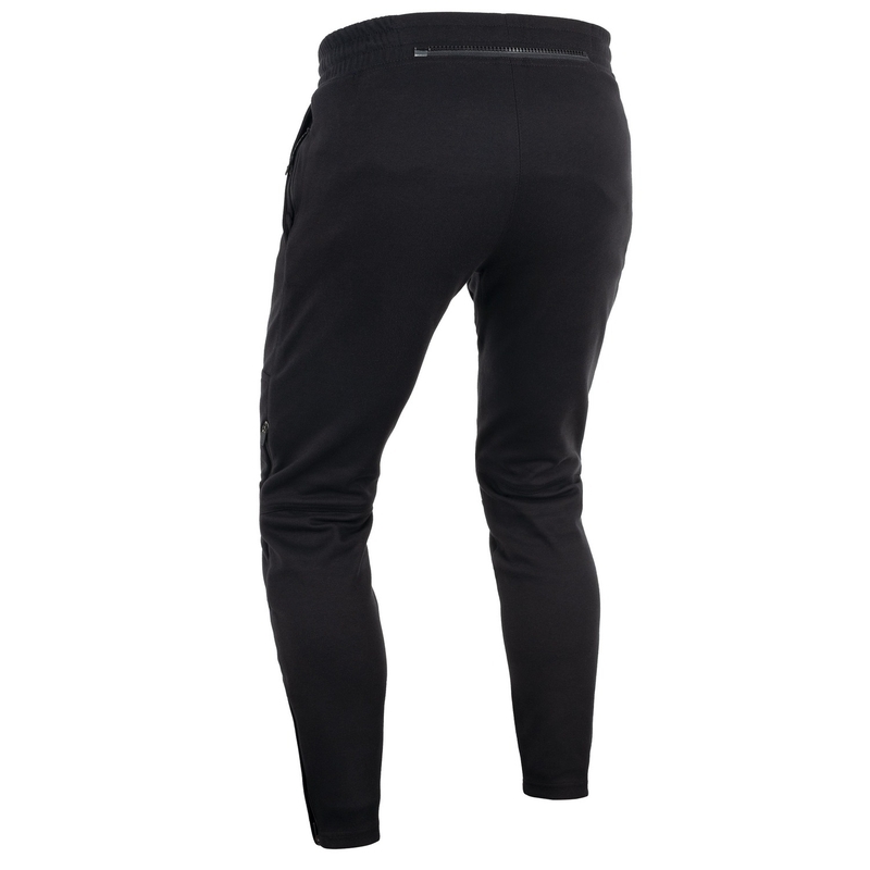 Zkrácené kalhoty na motorku Oxford Armourlite AA Joggers černé