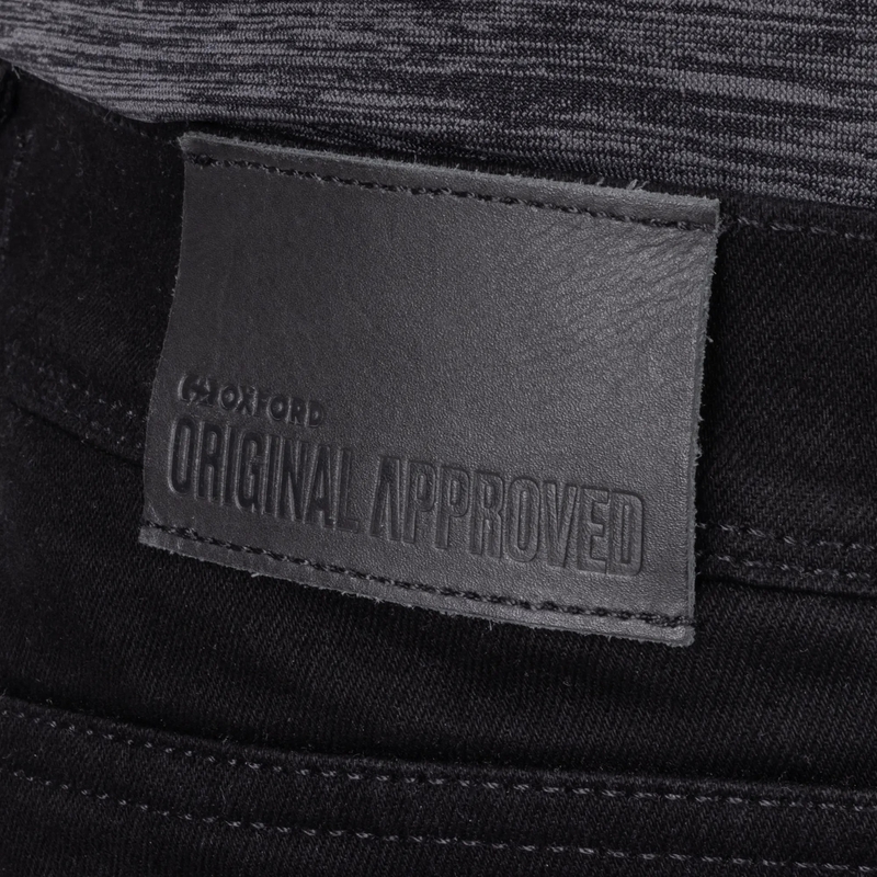 Džíny na motorku Oxford Original Approved Tailor AA černé