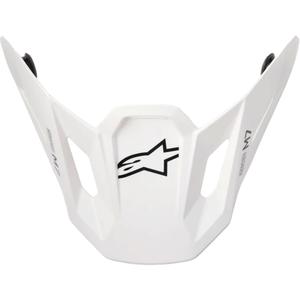 Kšilt pro helmy Alpinestars Supertech S-M7 Solid bílý