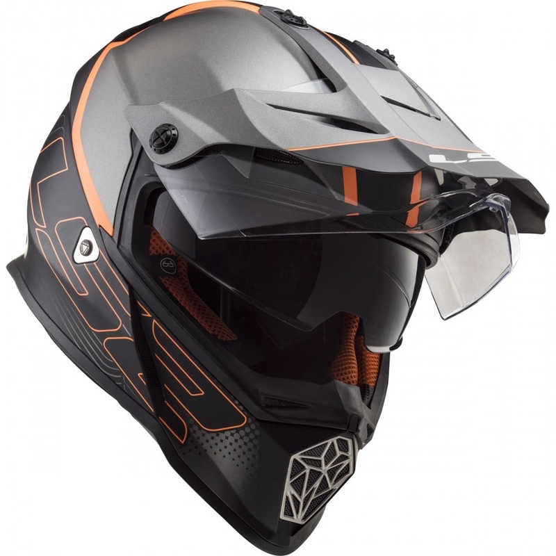 Enduro přilba LS2 MX436 Pioneer Element černá matná výprodej